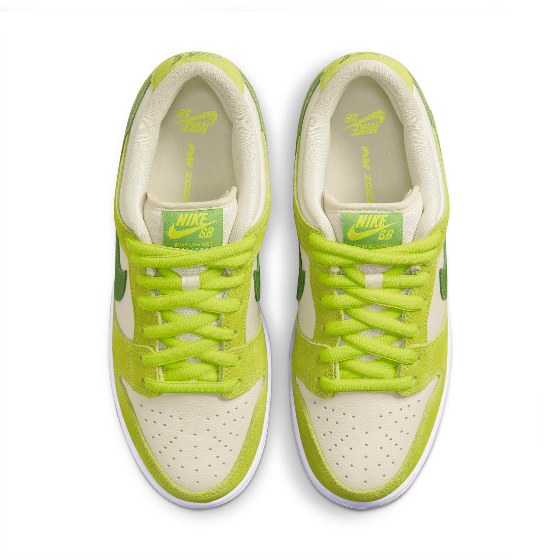 Nike Dunk Low Pro SB 'Fruity Pack - Green Apple' — UK 3 | EU 35.5 | US 3.5 — Back View