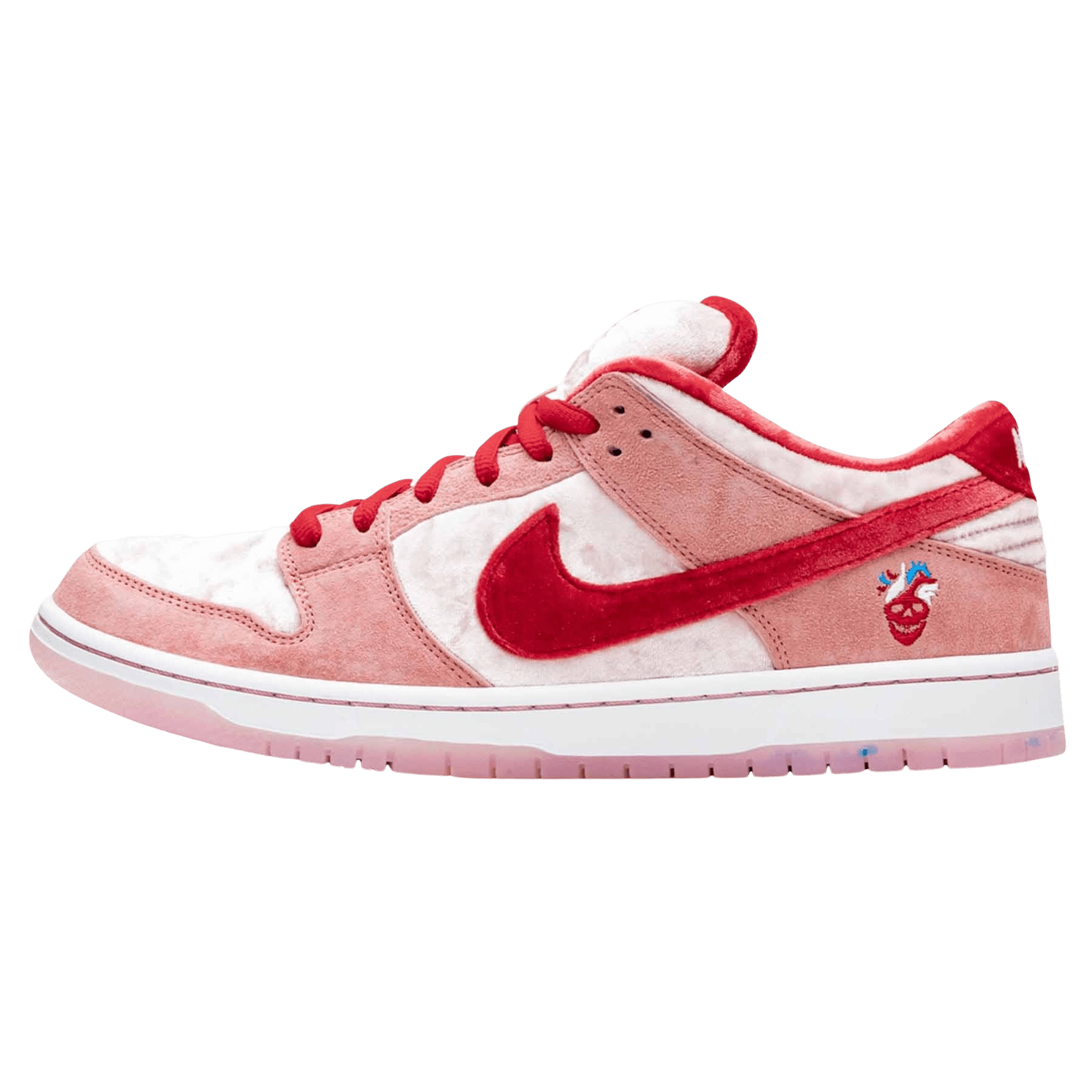 StrangeLove x Nike Dunk Low SB 'Valentine's Day' — UK 3 | EU 35.5 | US 3.5 — Front View