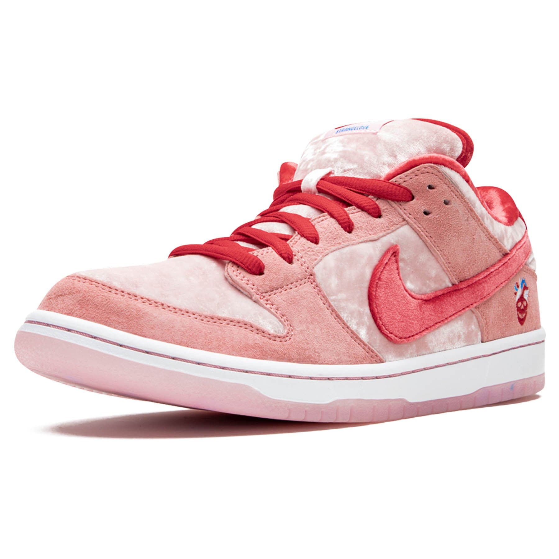 StrangeLove x Nike Dunk Low SB 'Valentine's Day' — UK 3 | EU 35.5 | US 3.5 — Top View