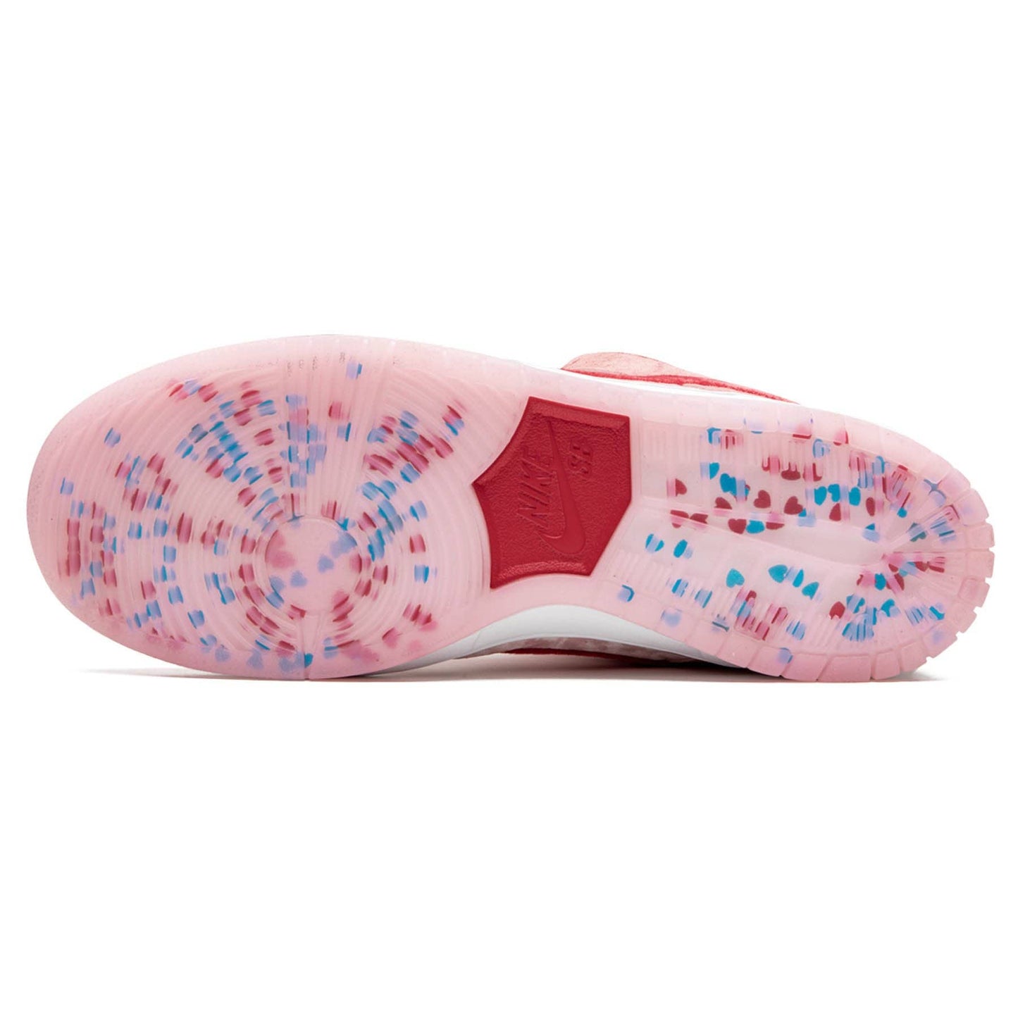 StrangeLove x Nike Dunk Low SB 'Valentine's Day' — UK 3 | EU 35.5 | US 3.5 — Detail View