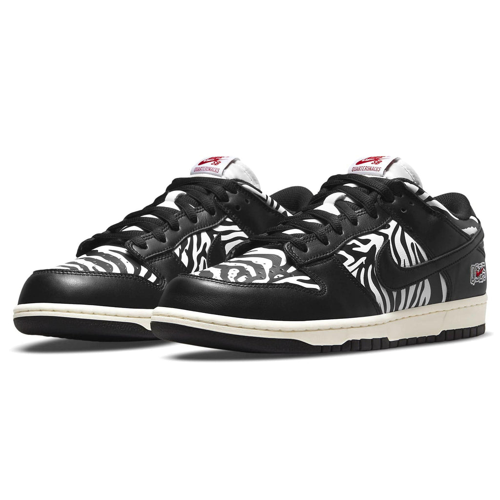Nike Dunk Low SB x Quartersnacks 'Little Debbie's Zebra Cakes' — UK 3 | EU 35.5 | US 3.5 — Side View
