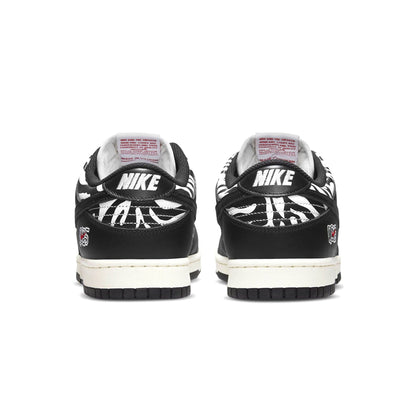 Nike Dunk Low SB x Quartersnacks 'Little Debbie's Zebra Cakes' — UK 3 | EU 35.5 | US 3.5 — Top View