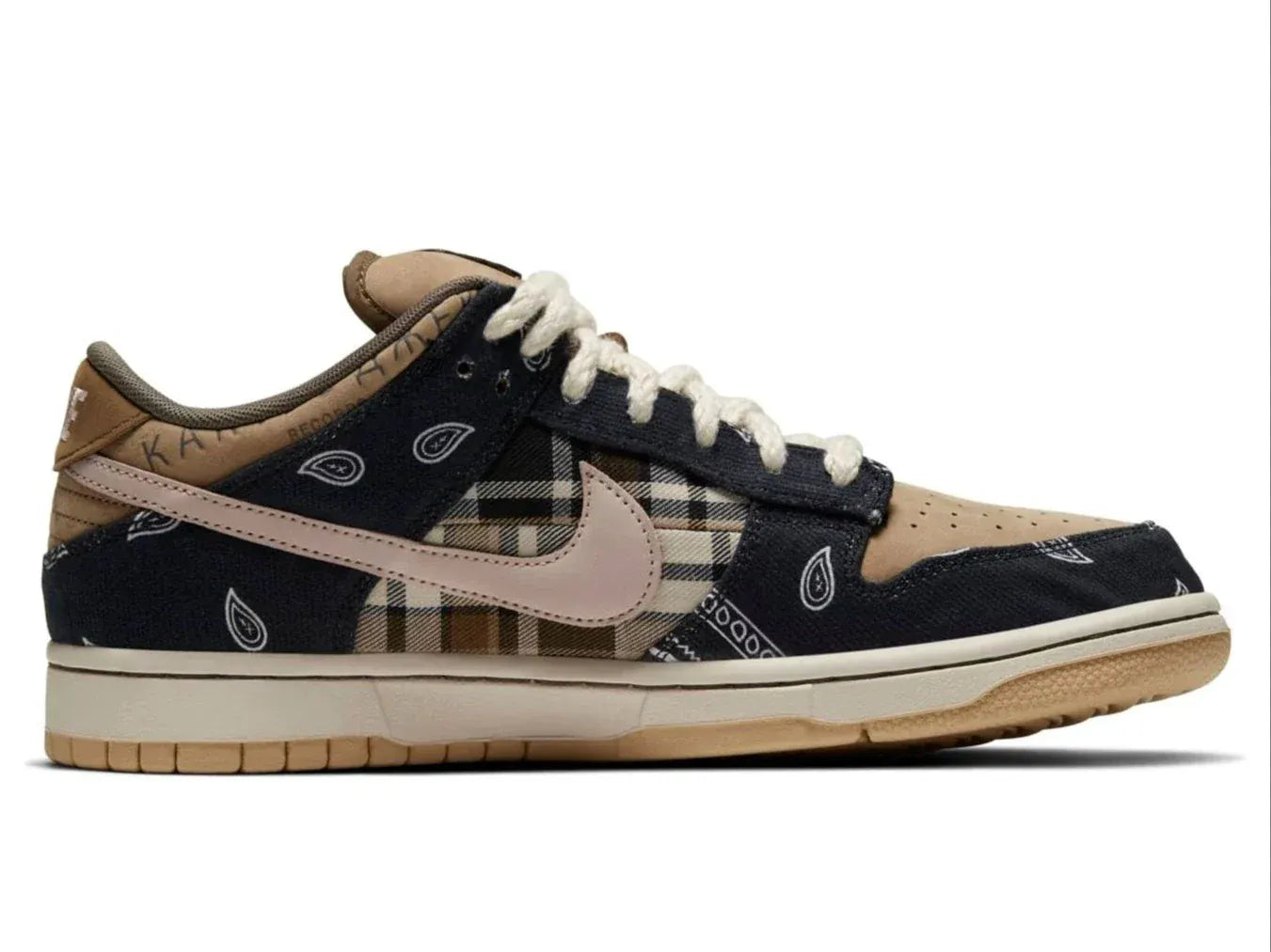 Nike SB Dunk Low Travis Scott — 3.5 UK — Side View
