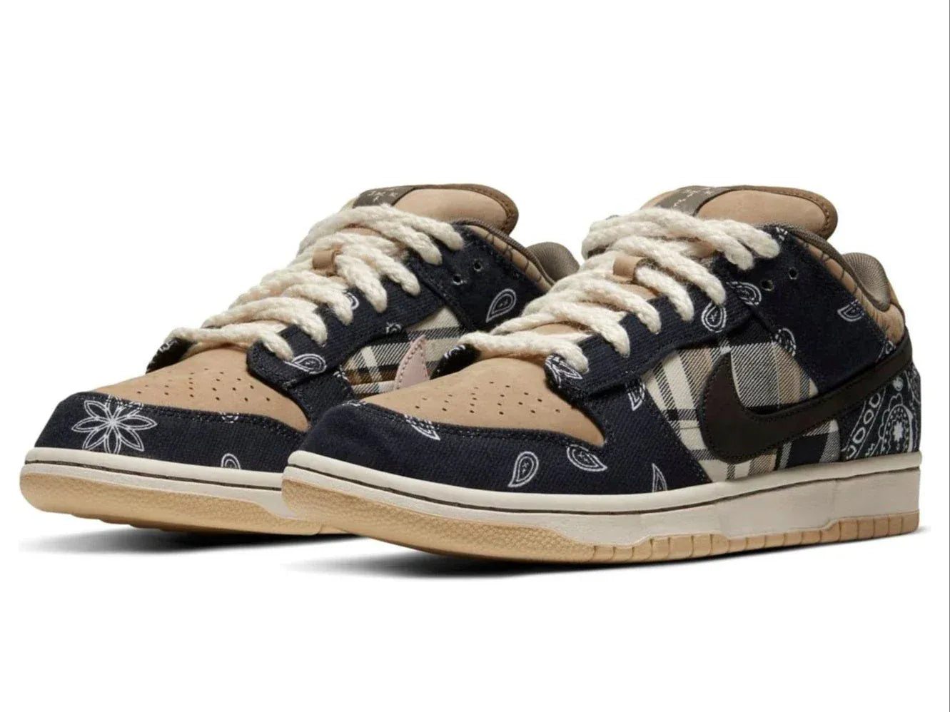 Nike SB Dunk Low Travis Scott — 3.5 UK — Back View