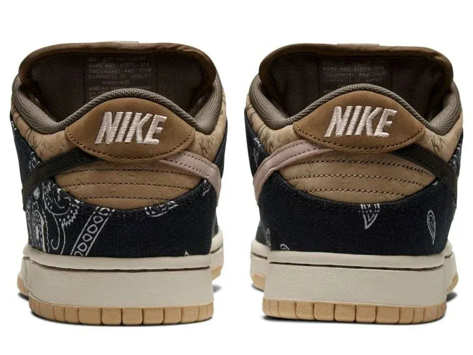 Nike SB Dunk Low Travis Scott — 3.5 UK — Top View