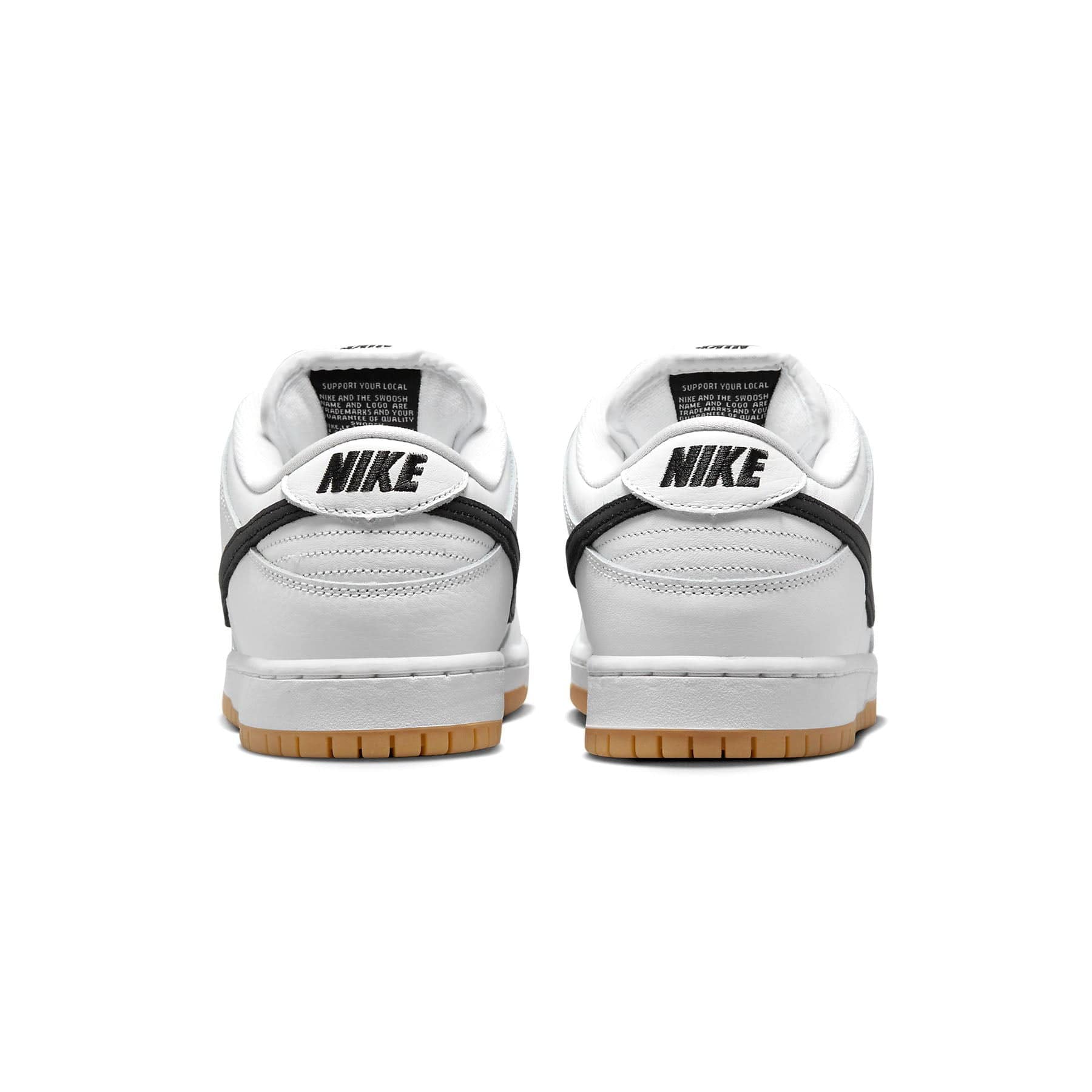 Nike Dunk Low SB 'White Gum' — UK 3 | EU 35.5 | US 3.5 — Top View