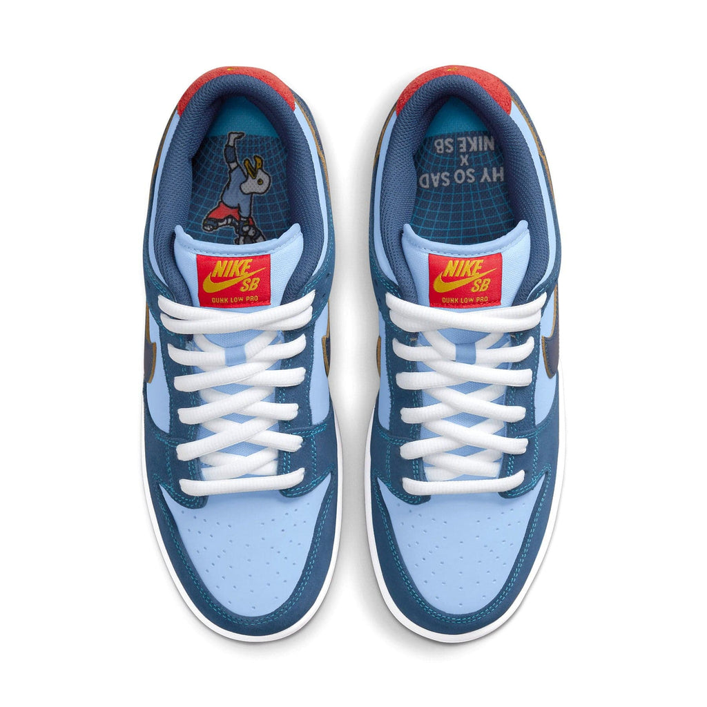 Why So Sad? x Nike Dunk Low SB 'The Predatory Bird' — UK 3 | EU 35.5 | US 3.5 — Back View