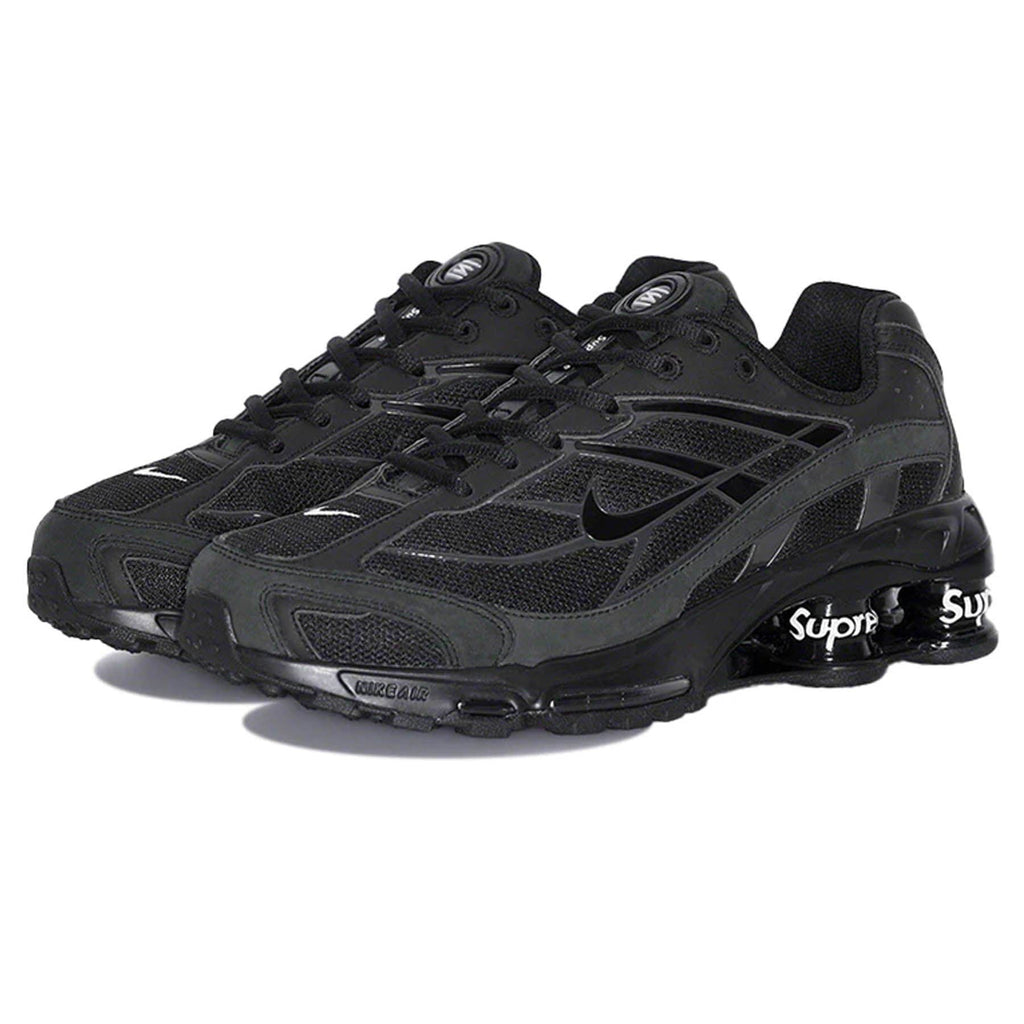 Nike Supreme x Shox Ride 2 'Black' — UK 3 | EU 35.5 | US 3.5 — Side View