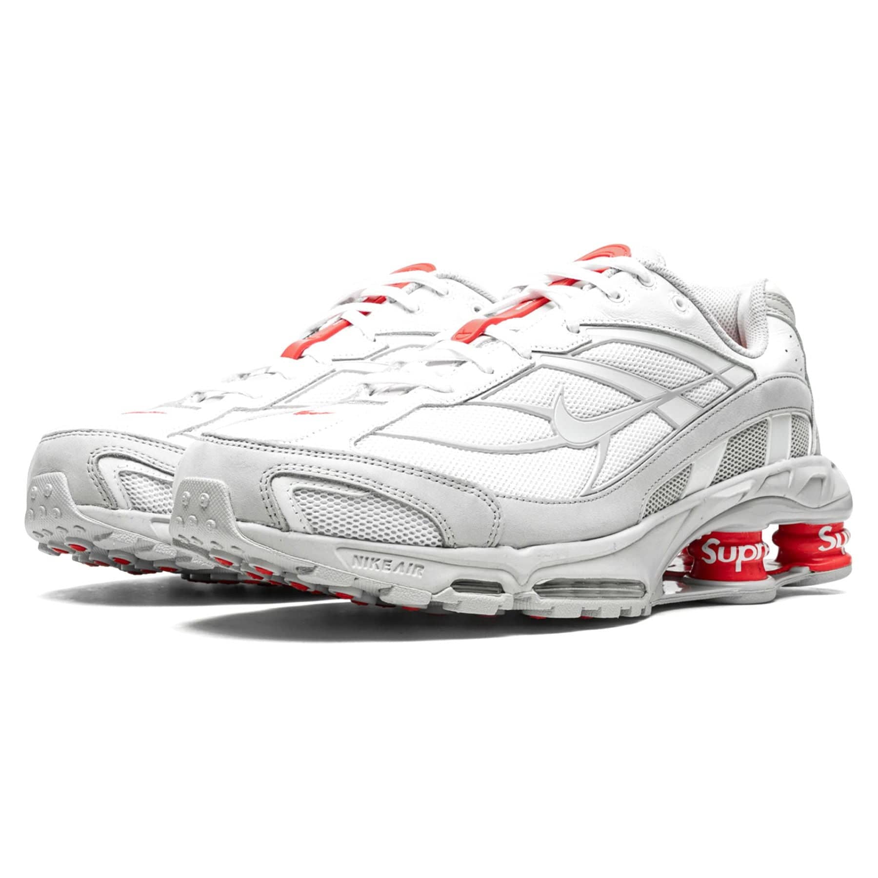 Nike Supreme x Shox Ride 2 'White' — UK 3 | EU 35.5 | US 3.5 — Side View