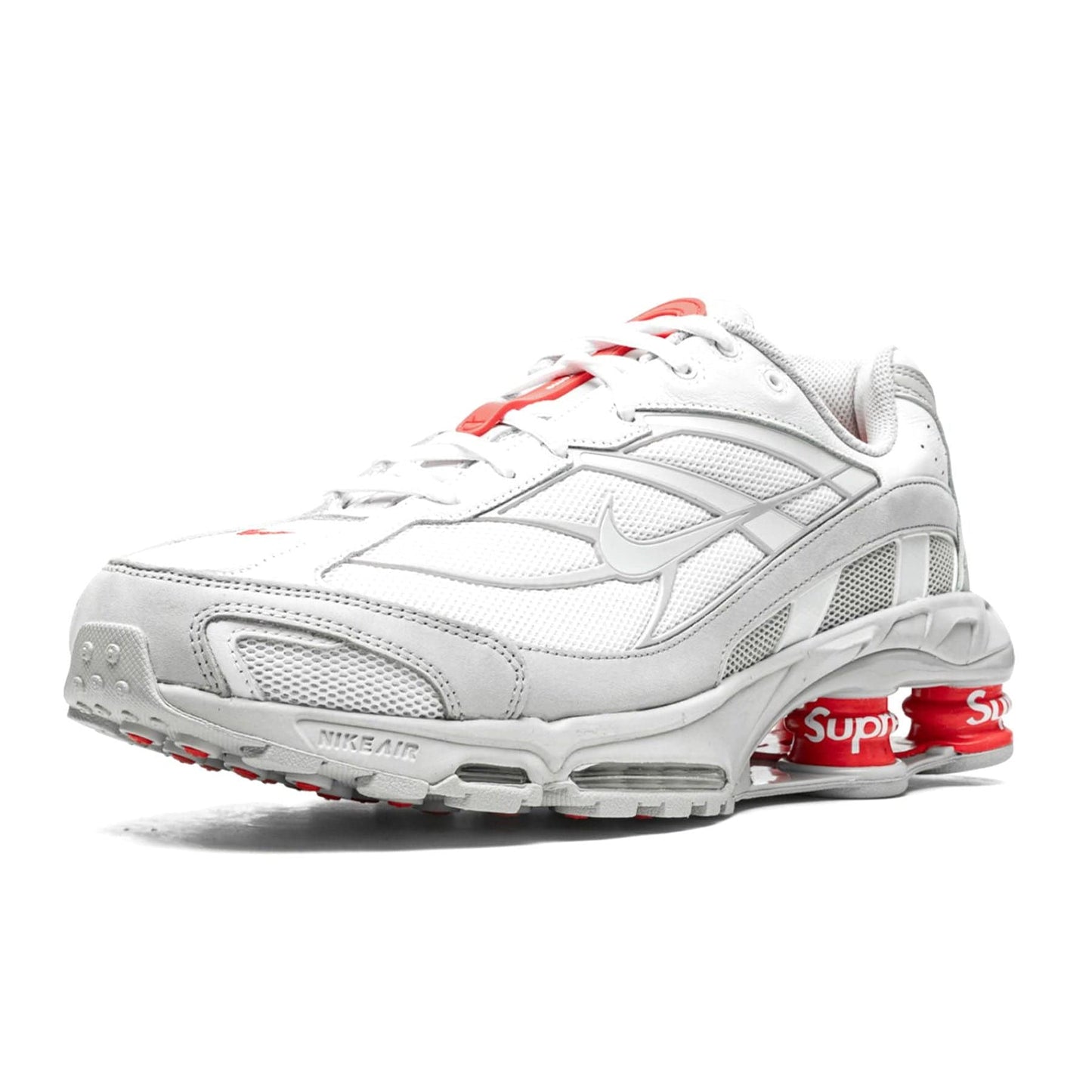 Nike Supreme x Shox Ride 2 'White' — UK 3 | EU 35.5 | US 3.5 — Top View