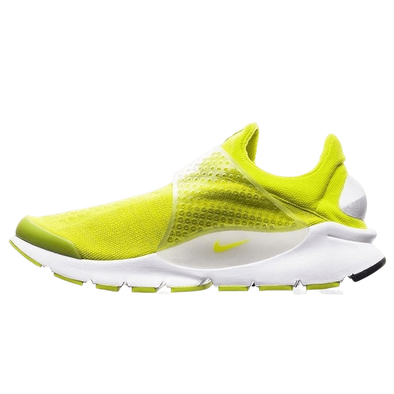 Nike Special Project Sock Dart SP Neon Yellow - Summit White — UK 3 | EU 35.5 | US 3.5 — Front View