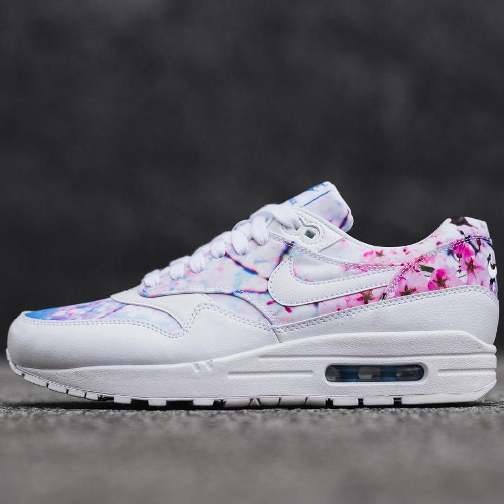 Nike Wmns Air Max 1 Print  "Cherry Blossom Pack" — UK 2.5 | EU 35.5 | US 5 — Back View