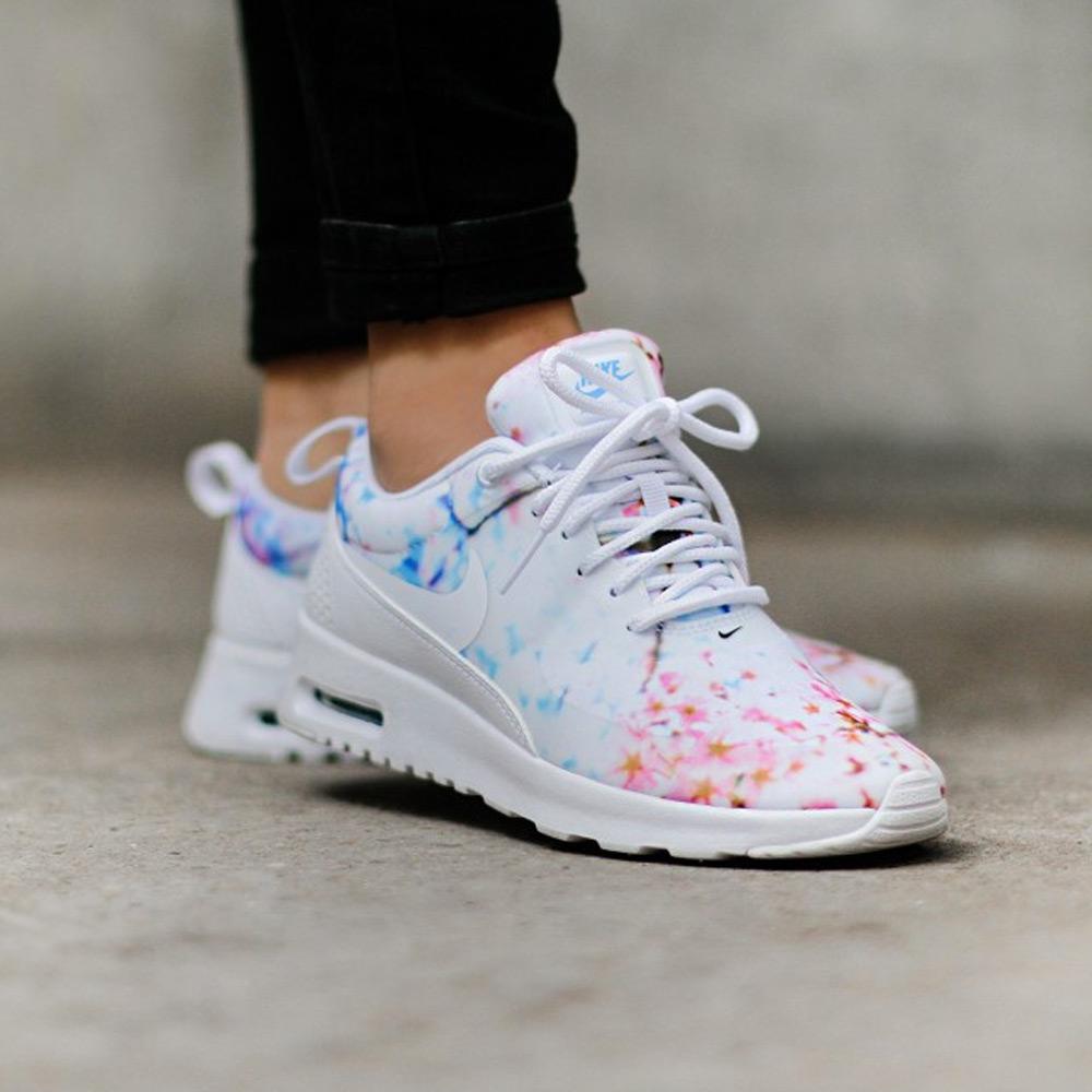 Nike Wmns Air Max Thea Print  "Cherry Blossom Pack" — UK 2.5 | EU 35.5 | US 5 — Back View