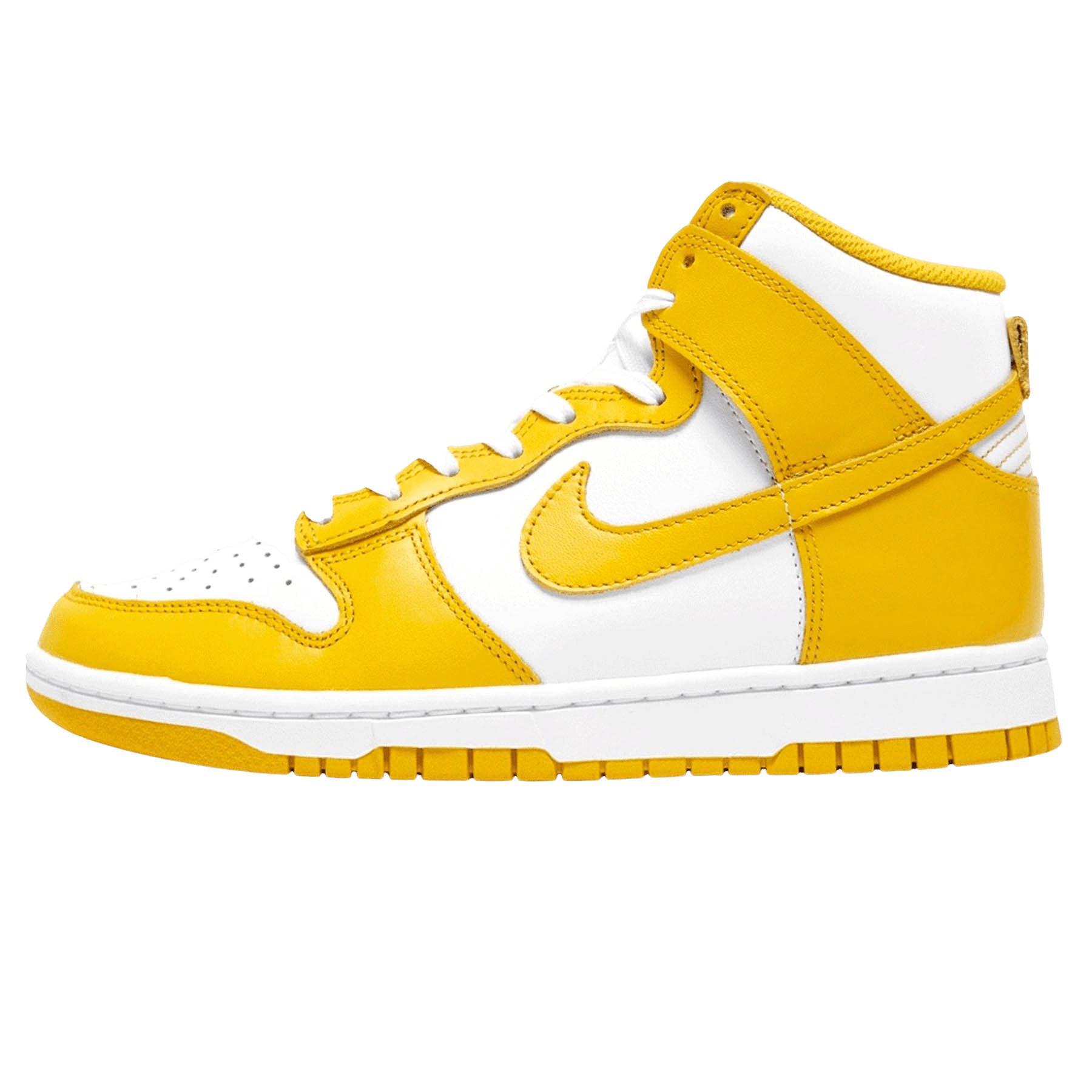 Nike Dunk Wmns High 'Dark Sulfur' — UK 2.5 | EU 35.5 | US 5 — Front View