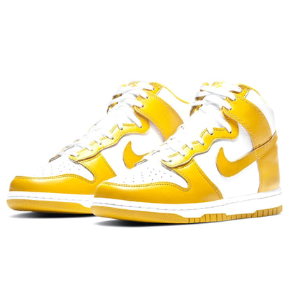 Nike Dunk Wmns High 'Dark Sulfur' — UK 2.5 | EU 35.5 | US 5 — Side View