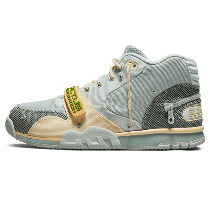 Travis Scott x  Nike Air Trainer 1 SP 'Grey Haze' — UK 3 | EU 35.5 | US 3.5 — Front View