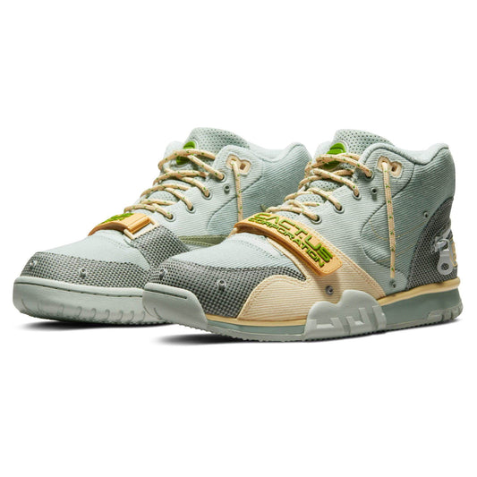 Travis Scott x  Nike Air Trainer 1 SP 'Grey Haze' — UK 3 | EU 35.5 | US 3.5 — Side View