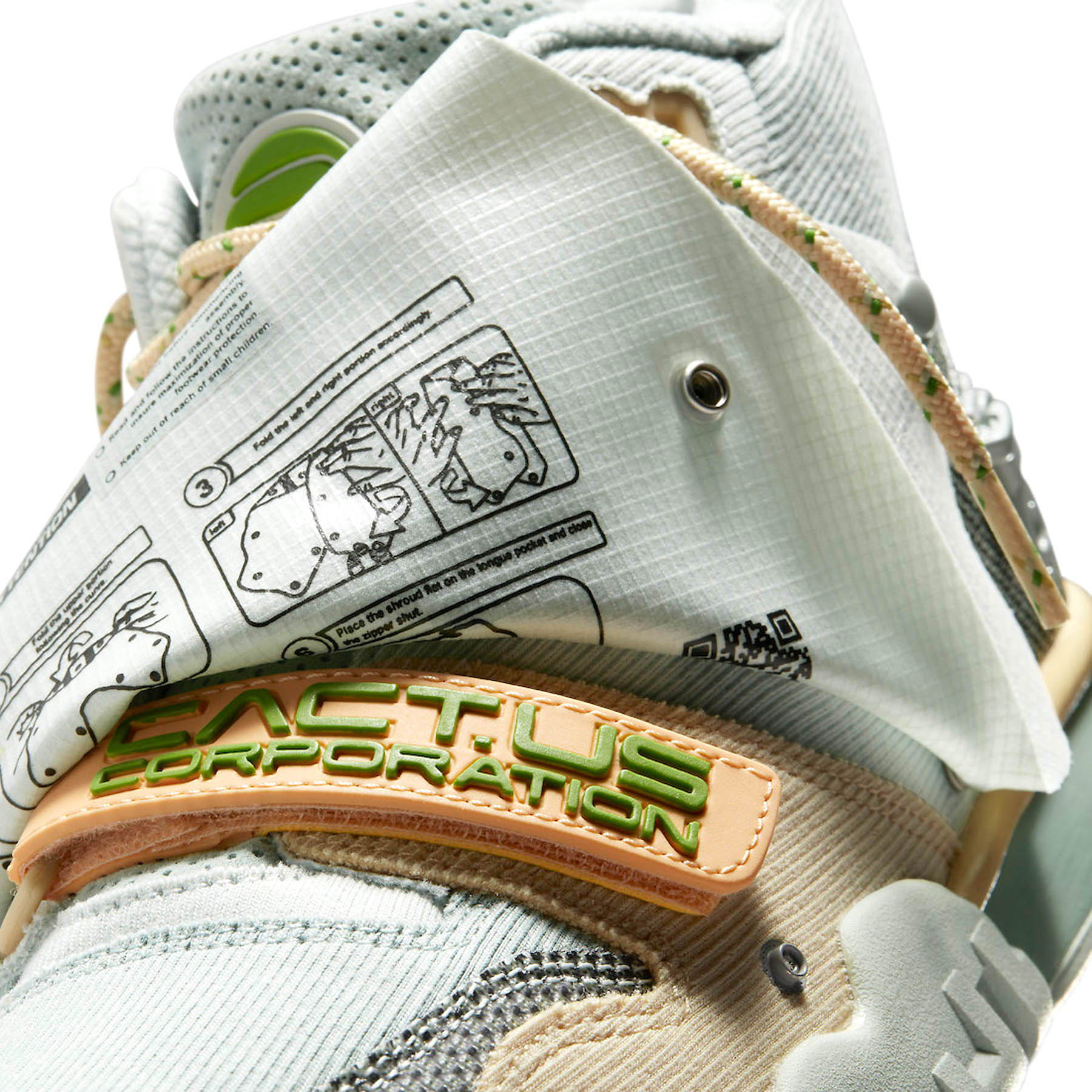 Travis Scott x  Nike Air Trainer 1 SP 'Grey Haze' — UK 3 | EU 35.5 | US 3.5 — Alternate View 9
