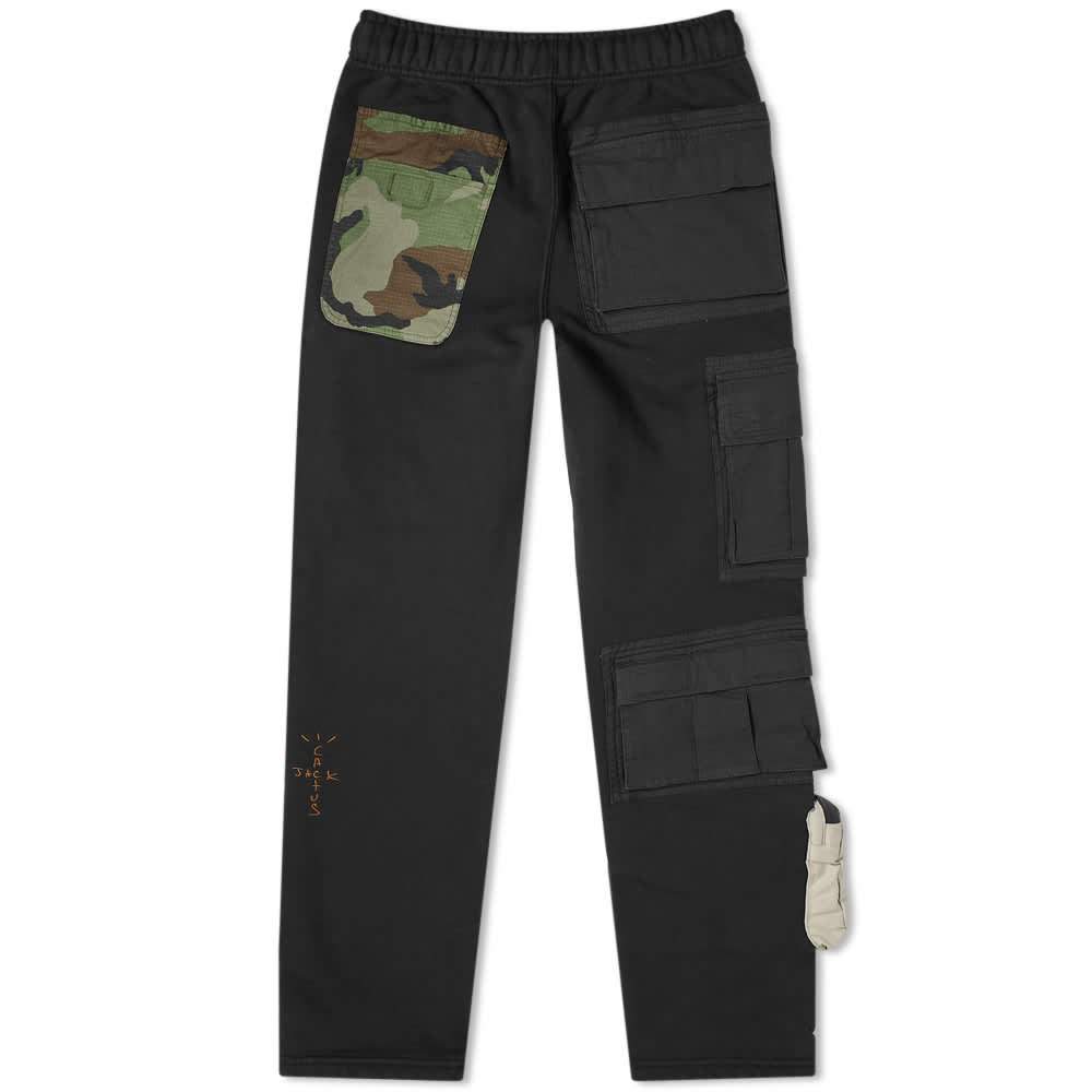 Travis Scott x Nike NRG AG Utility Sweatpants Black — XXS — Side View