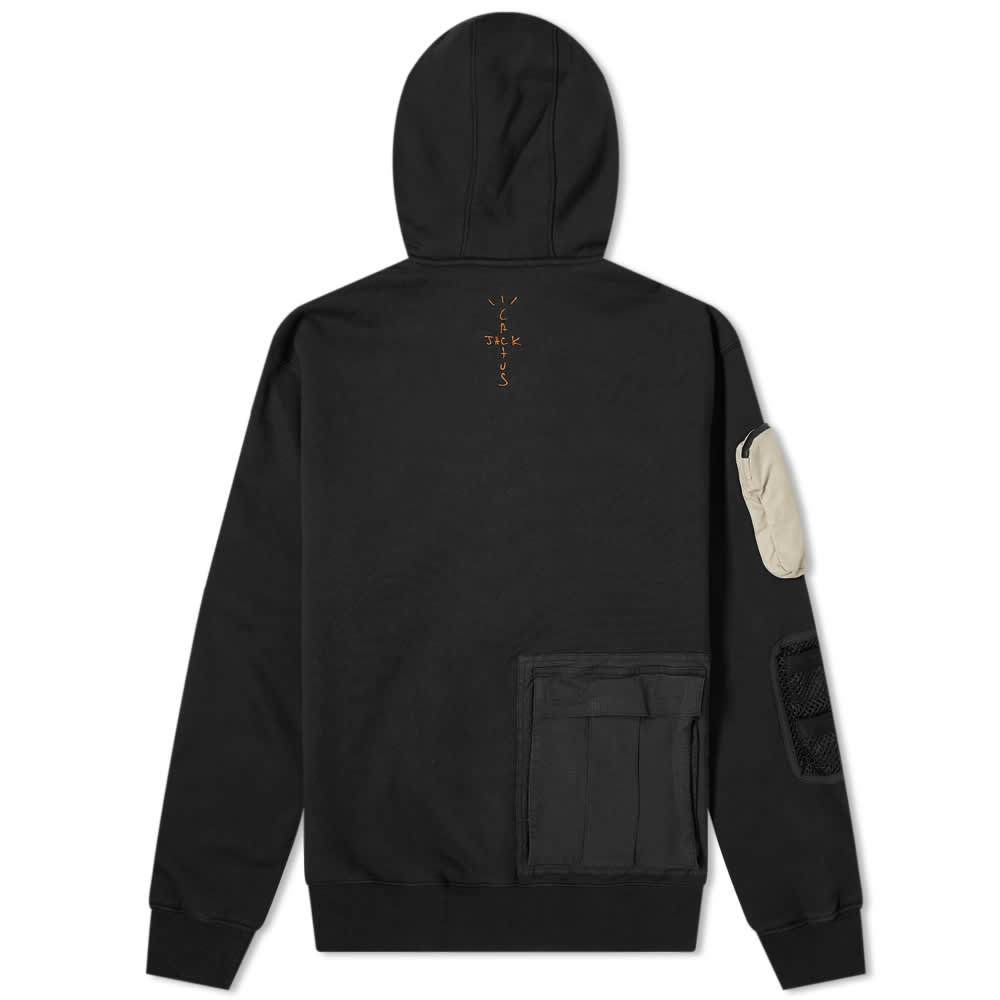 Travis Scott x Nike NRG AG Utility Hoodie Black — XXS — Side View