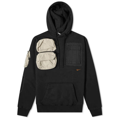 Travis Scott x Nike NRG AG Utility Hoodie Black — XXS — Front View
