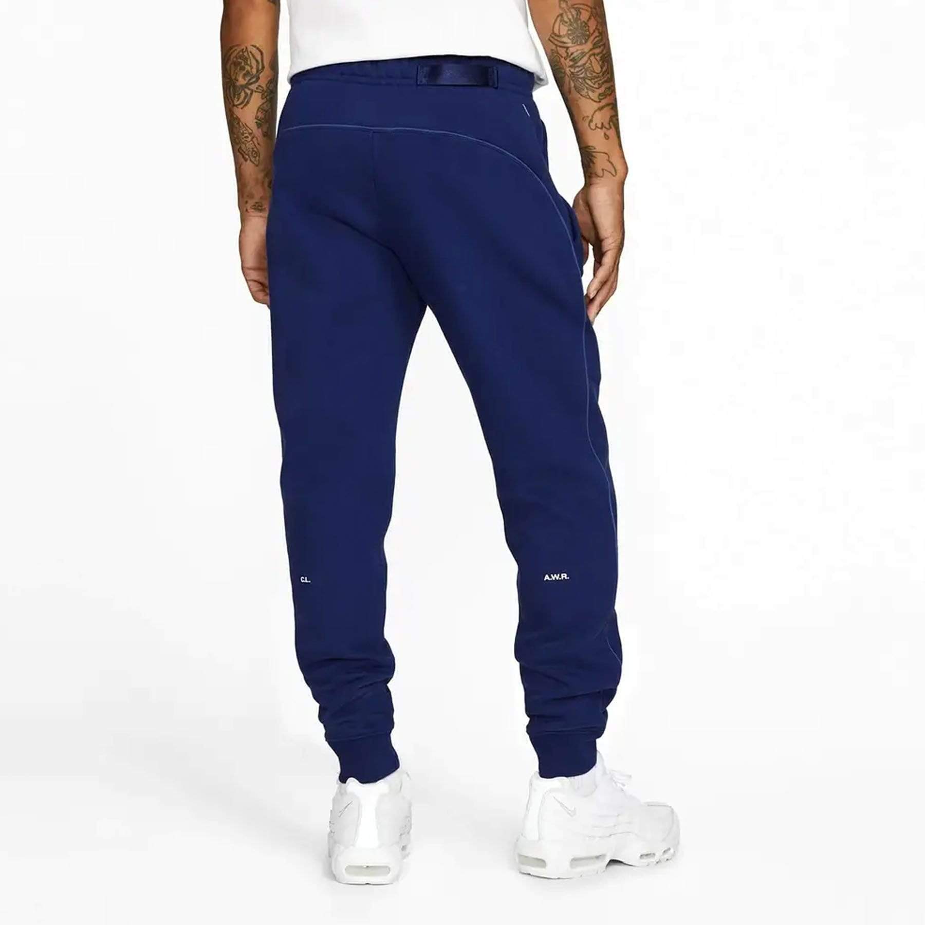 Nike x Drake NOCTA Cardinal Stock Fleece Pants Navy — XXS — Top View