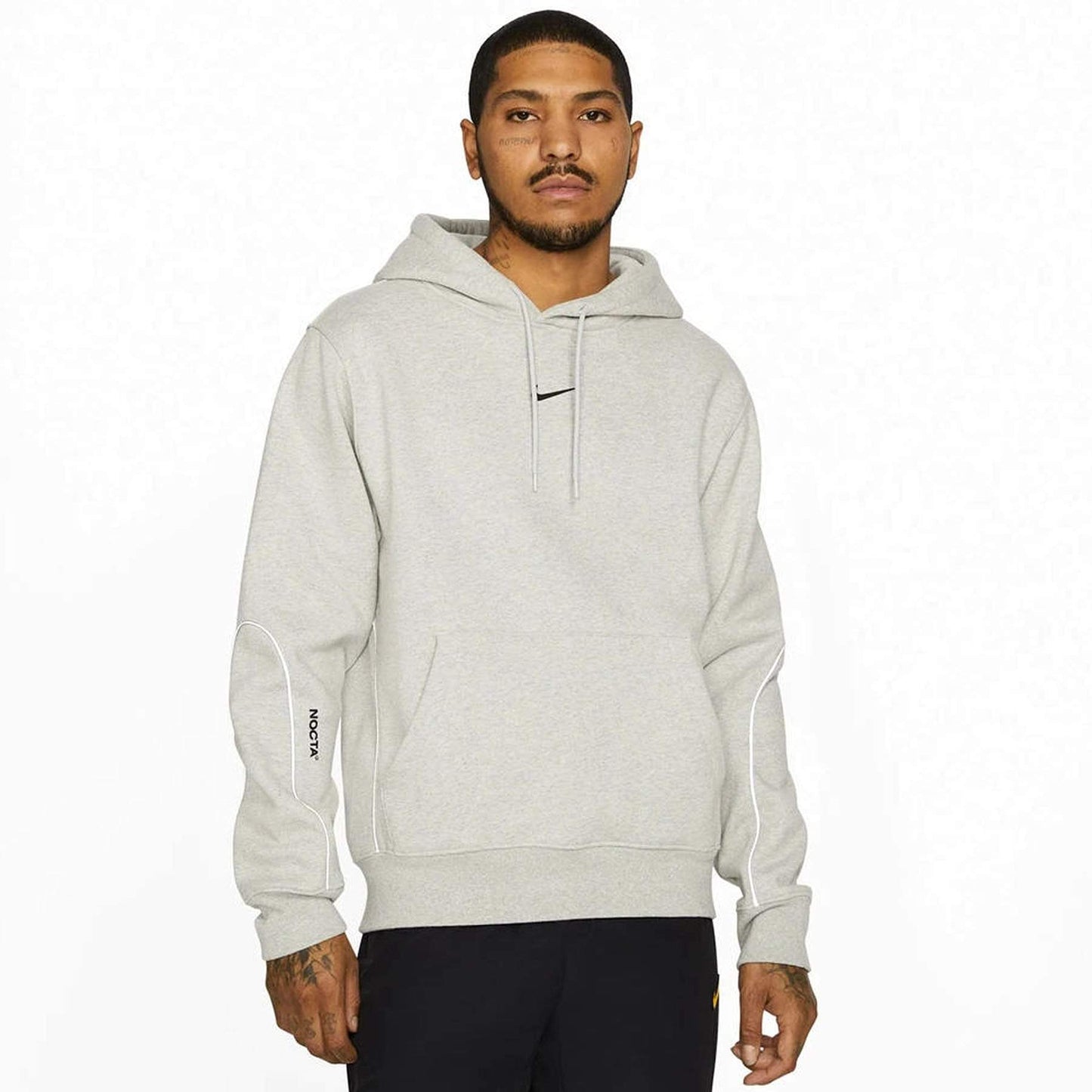 Nike x Drake NOCTA Cardinal Stock Hoodie Grey — XXS — Back View