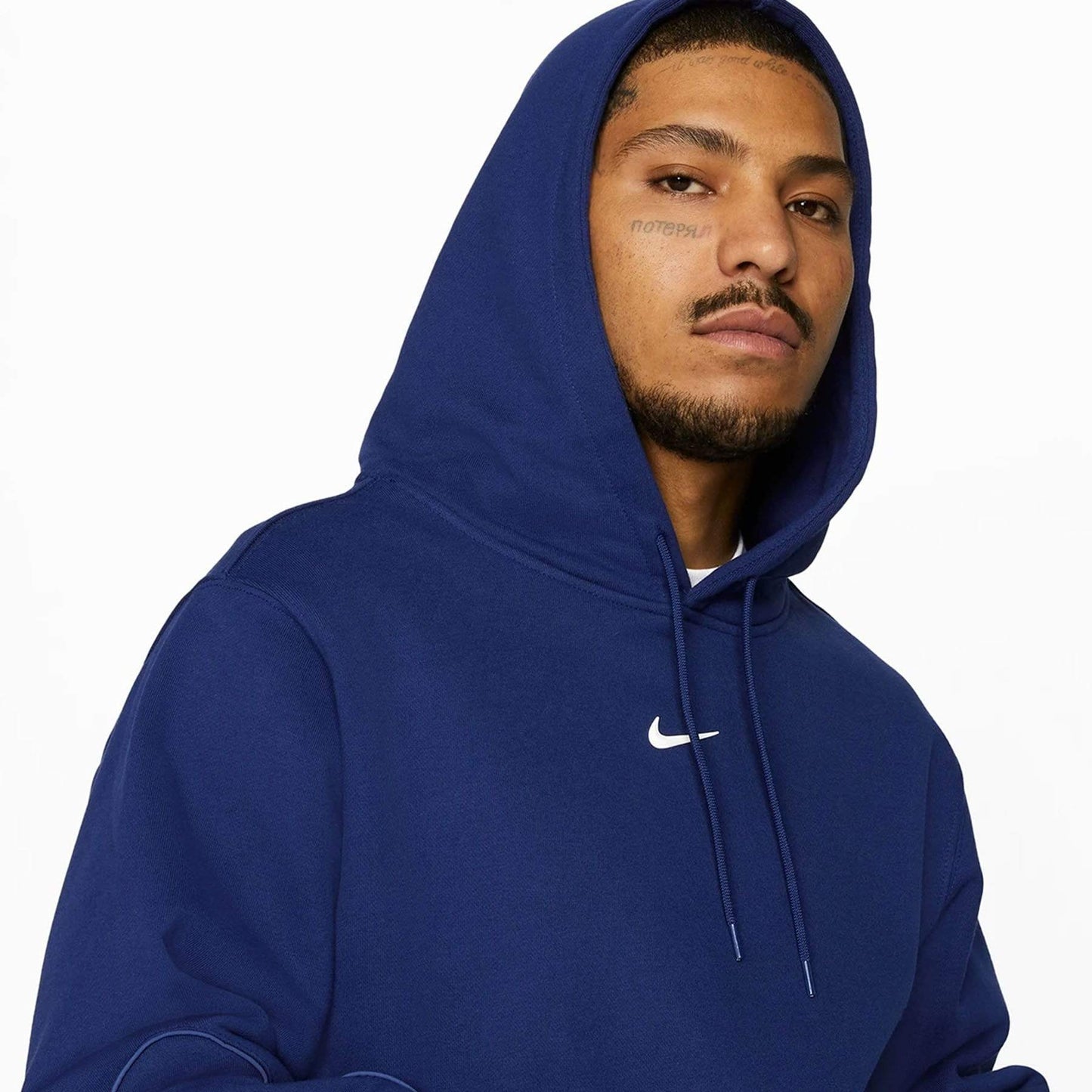 Nike x Drake NOCTA Cardinal Stock Hoodie Navy — XXS — Back View