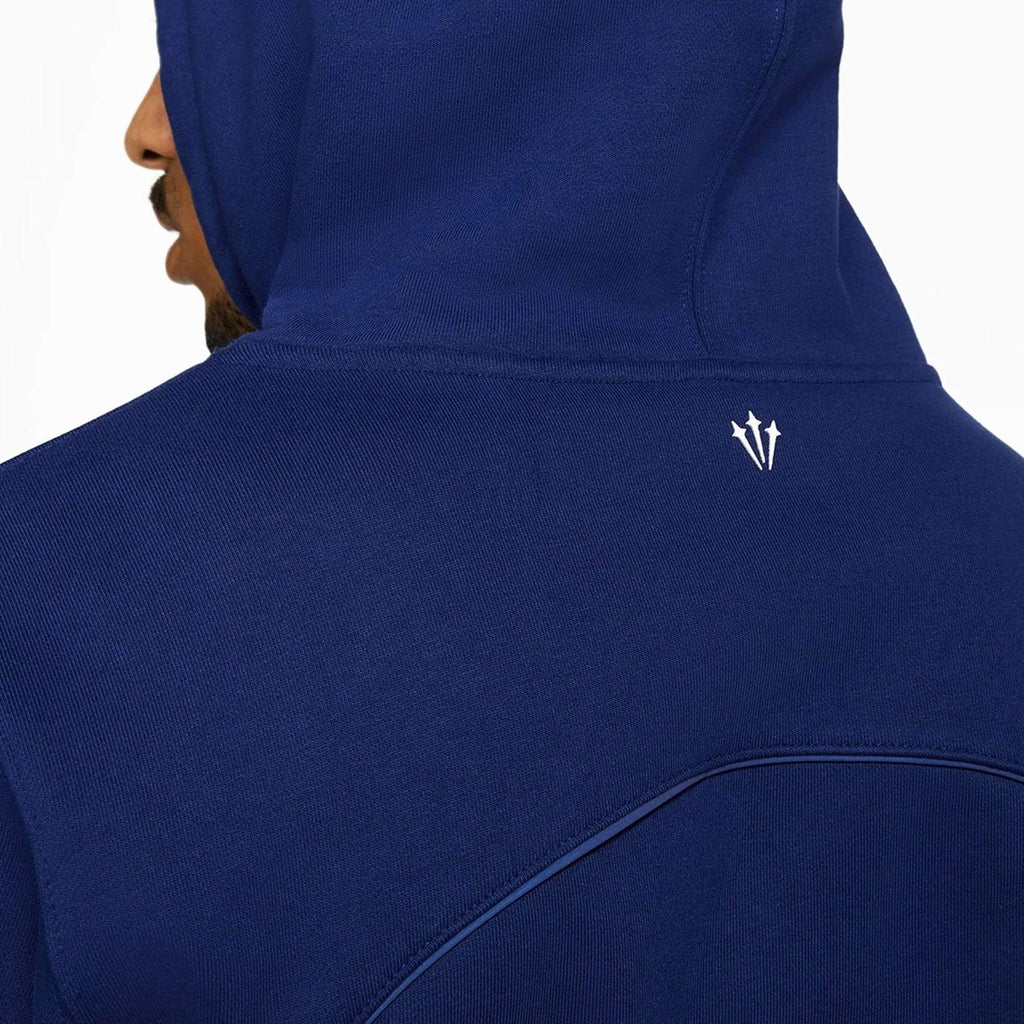 Nike x Drake NOCTA Cardinal Stock Hoodie Navy — XXS — Top View