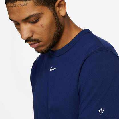 Nike x Drake NOCTA Cardinal Stock T-Shirt Navy — XXS — Top View