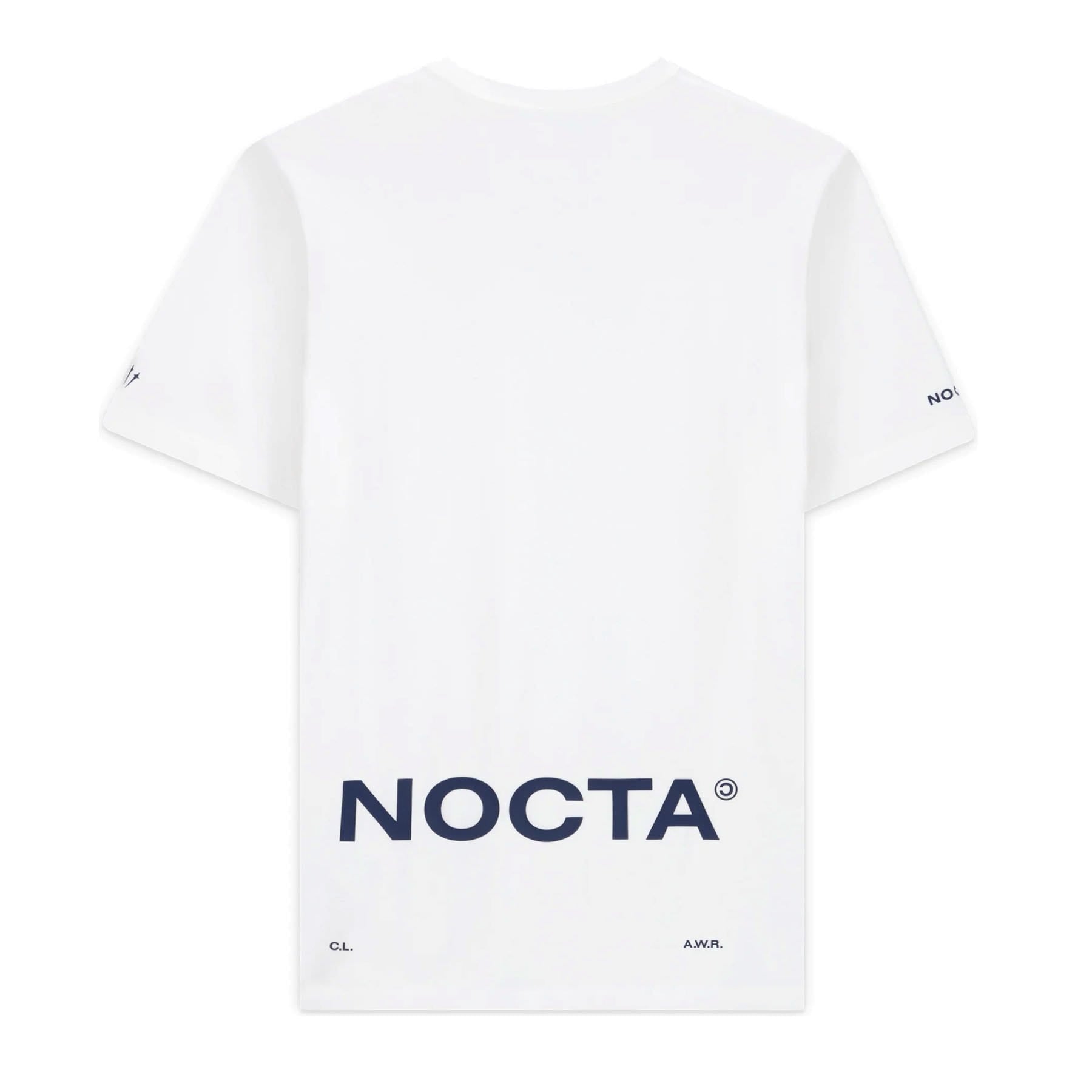 Nike x Drake NOCTA Cardinal Stock T-Shirt White — XXS — Side View