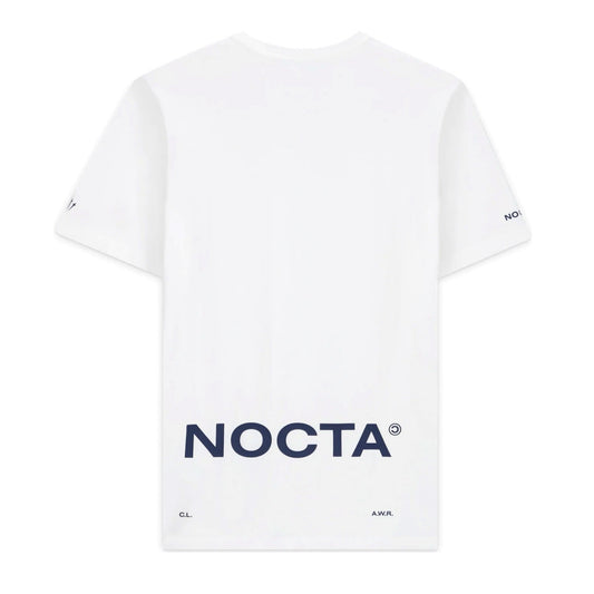 Nike x Drake NOCTA Cardinal Stock T-Shirt White — XXS — Side View