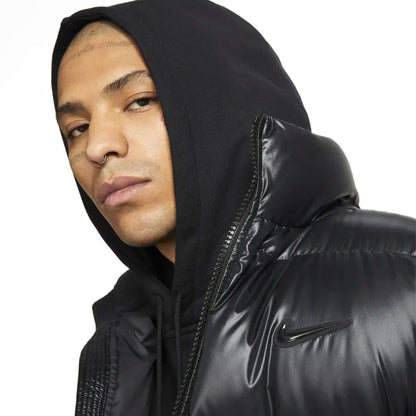 Nike x Drake NOCTA NRG Puffer Jacket 'Black' — XXS — Detail View