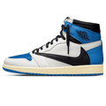 Fragment Design x Travis Scott x Air Jordan 1 Retro High — UK 3 | EU 35.5 | US 3.5 — Front View