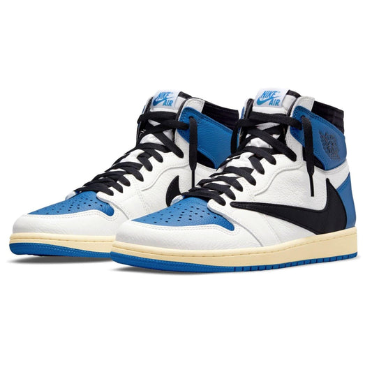 Fragment Design x Travis Scott x Air Jordan 1 Retro High — UK 3 | EU 35.5 | US 3.5 — Side View