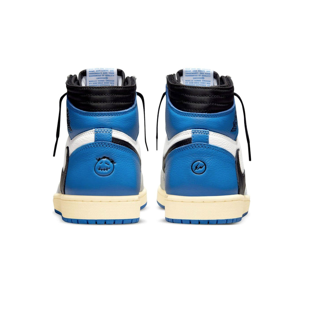 Fragment Design x Travis Scott x Air Jordan 1 Retro High — UK 3 | EU 35.5 | US 3.5 — Top View