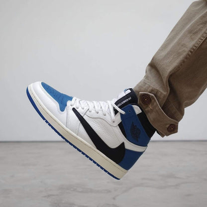 Fragment Design x Travis Scott x Air Jordan 1 Retro High — UK 3 | EU 35.5 | US 3.5 — Alternate View 9