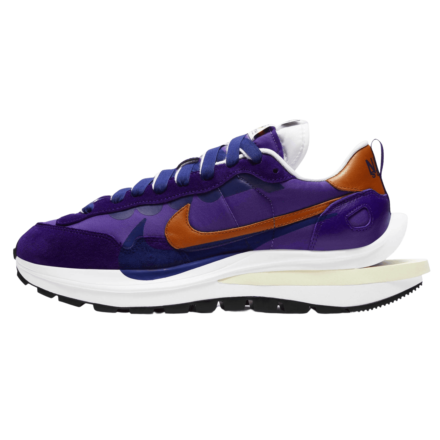 sacai x Nike VaporWaffle 'Dark Iris' — UK 3 | EU 35.5 | US 3.5 — Front View