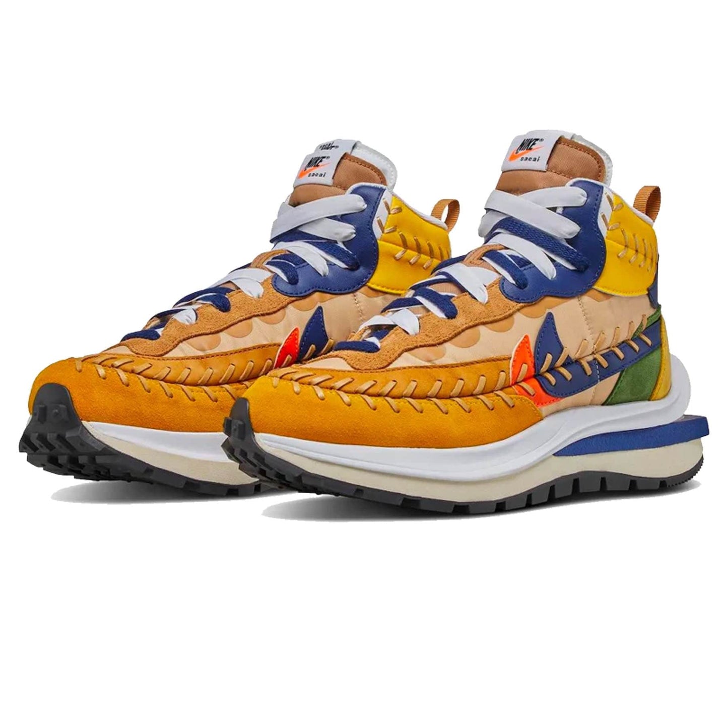 sacai x Jean Paul Gaultier x VaporWaffle 'Sesame' — UK 3 | EU 35.5 | US 3.5 — Side View