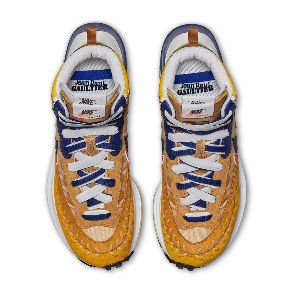 sacai x Jean Paul Gaultier x VaporWaffle 'Sesame' — UK 3 | EU 35.5 | US 3.5 — Back View