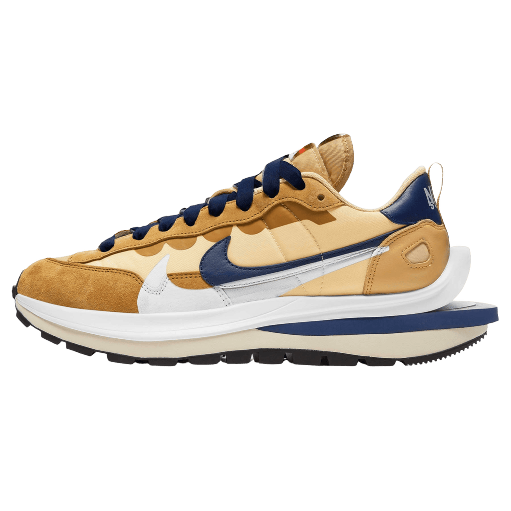 sacai x Nike VaporWaffle 'Sesame Blue Void' — UK 3 | EU 35.5 | US 3.5 — Front View