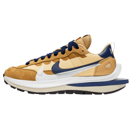 sacai x Nike VaporWaffle 'Sesame Blue Void' — UK 3 | EU 35.5 | US 3.5 — Front View