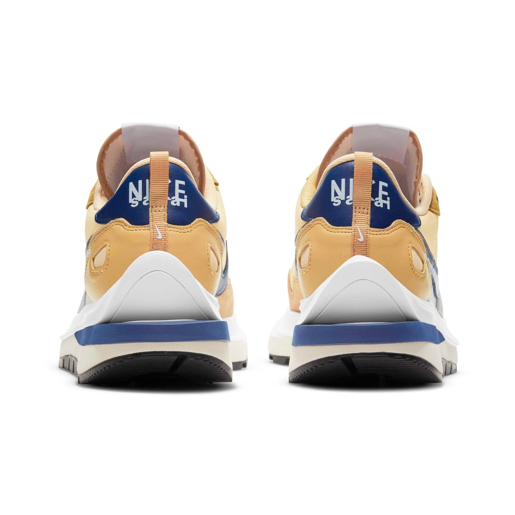 sacai x Nike VaporWaffle 'Sesame Blue Void' — UK 3 | EU 35.5 | US 3.5 — Top View
