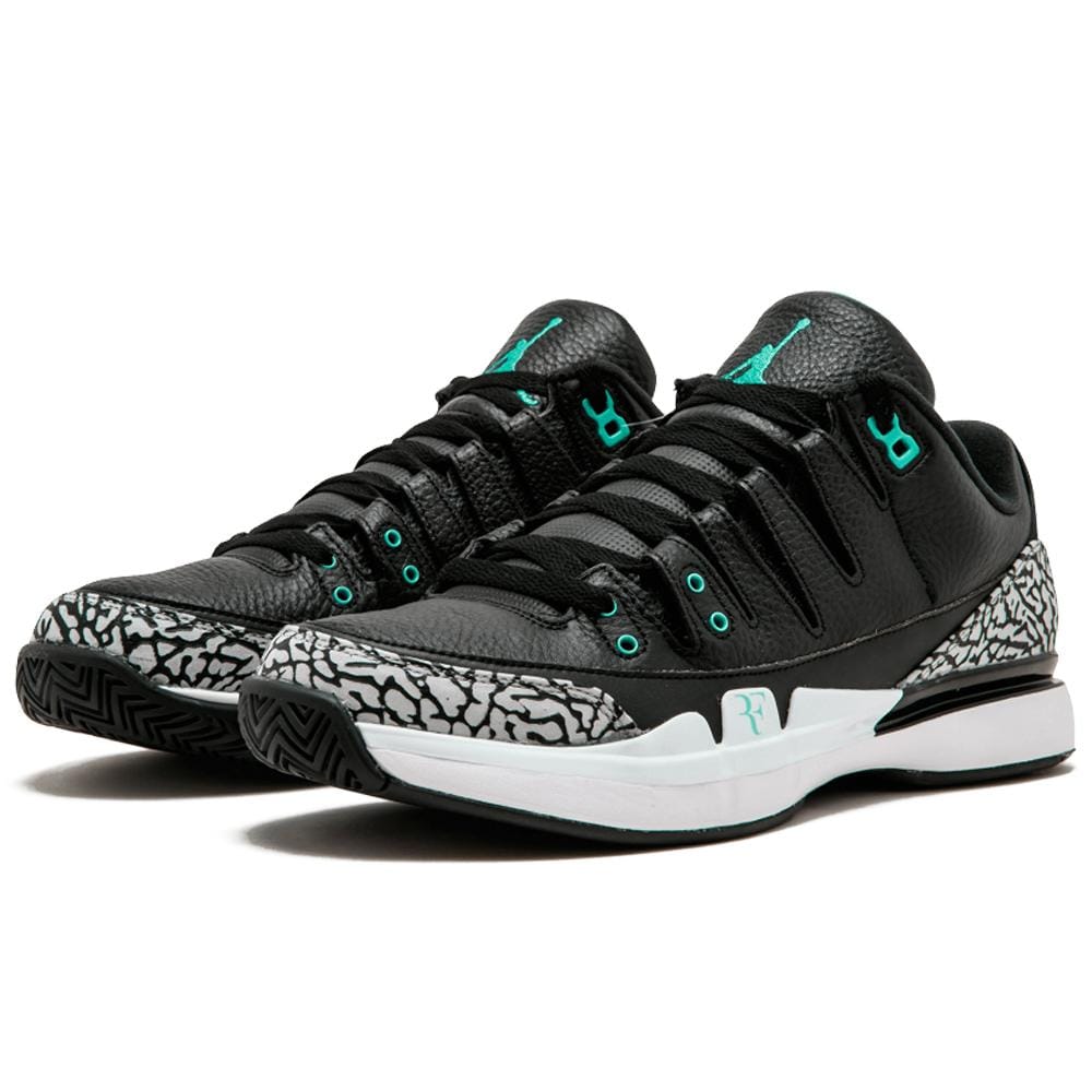 Roger Federer x Nike Zoom Vapor Air Jordan 3 Atmos — UK 3 | EU 35.5 | US 3.5 — Alternate View 8
