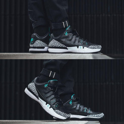 Roger Federer x Nike Zoom Vapor Air Jordan 3 Atmos — UK 3 | EU 35.5 | US 3.5 — Lifestyle View