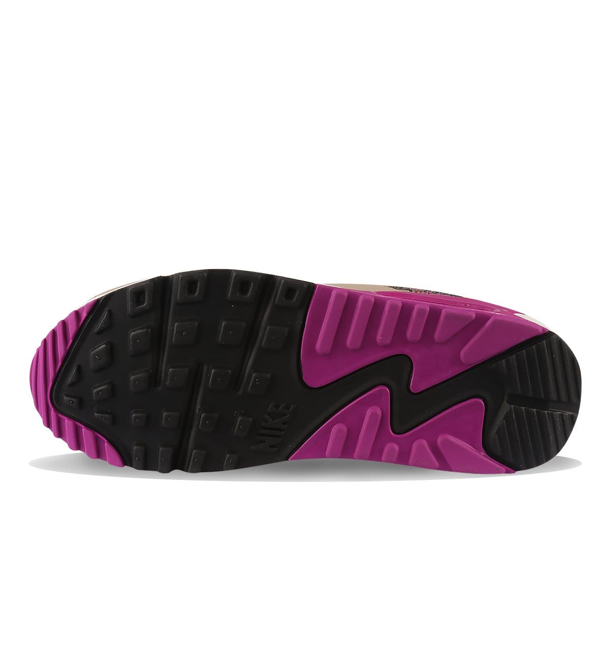 Nike WMNS Air Max 90 LTR Desert Cream - Purple Dusk — UK 2.5 | EU 35.5 | US 5 — Side View