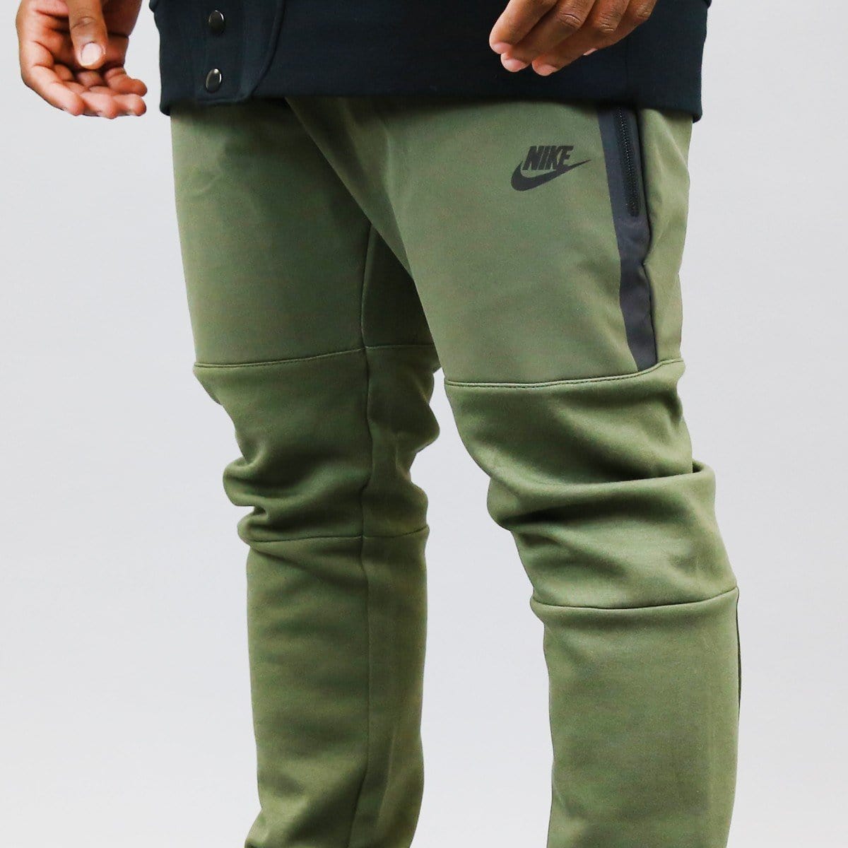 NIKE TECH FLEECE PANTS 2 (KHAKI) — XXS — Detail View