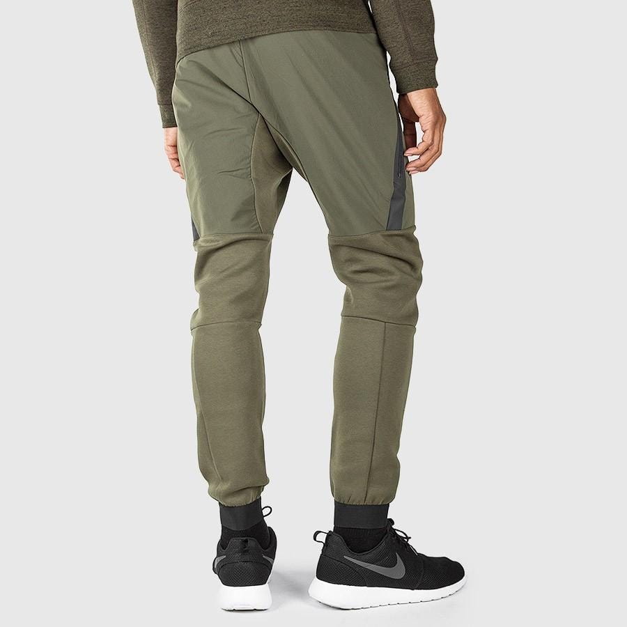 NIKE TECH FLEECE PANTS 2 (KHAKI) — XXS — Back View