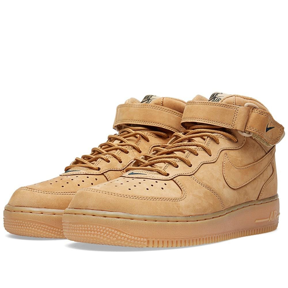NIKE AIR FORCE 1 MID '07 PREMIUM QS 'WHEAT' — UK 3 | EU 35.5 | US 3.5 — Alternate View 7