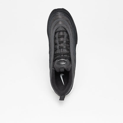 Nike Air Max 97 (Black - Black - White) — UK 3 | EU 35.5 | US 3.5 — Top View